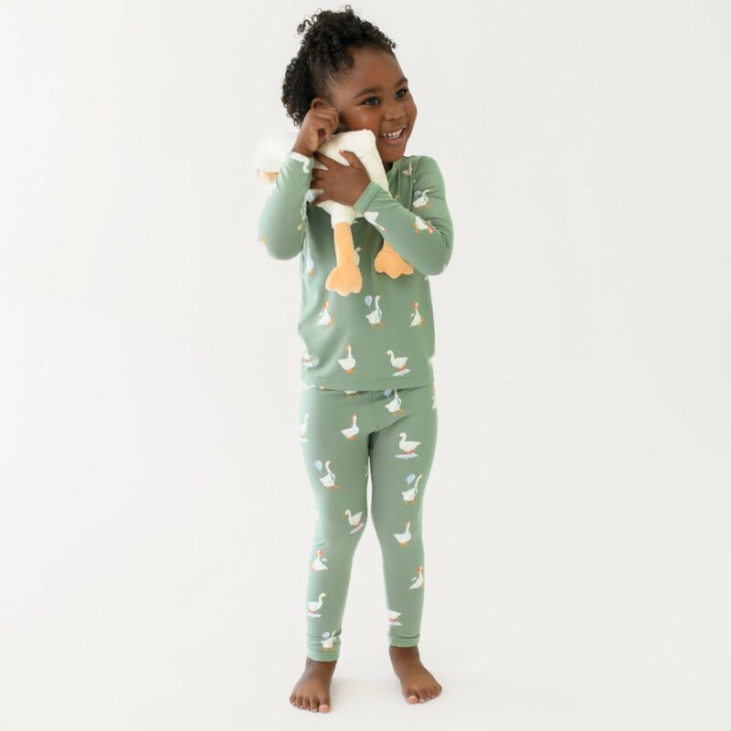 Long Sleeve Pajamas in Silly Goose from Kyte BABY