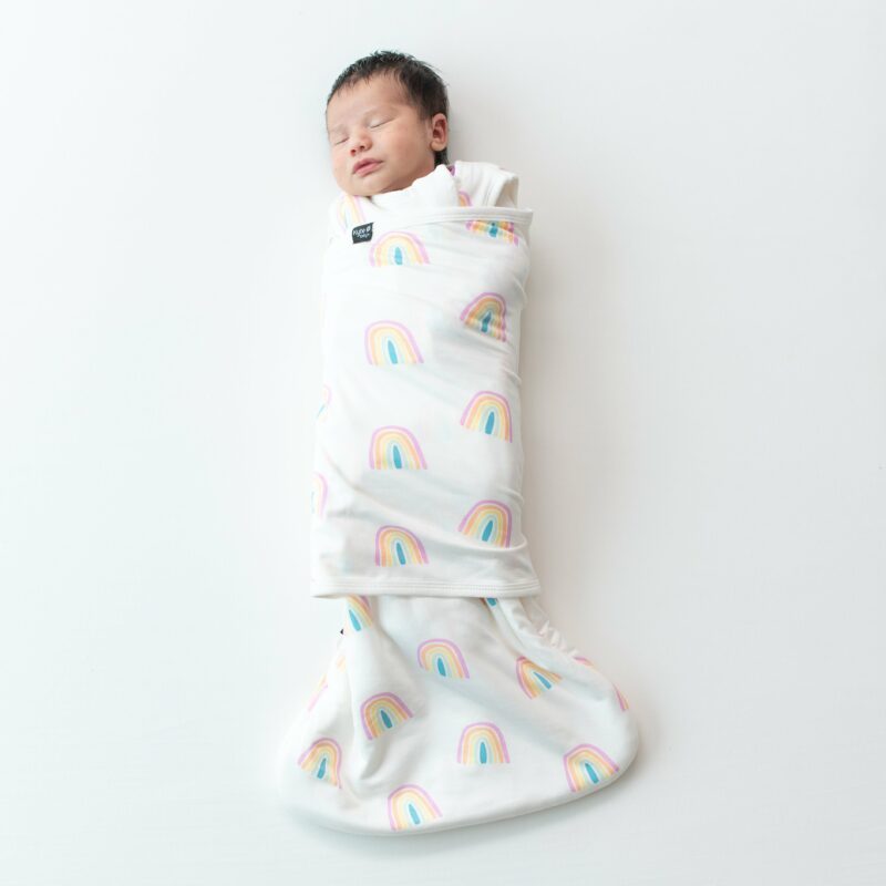 Sleep Bag Swaddler in Poi Rainbow 1.0 TOG from Kyte BABY