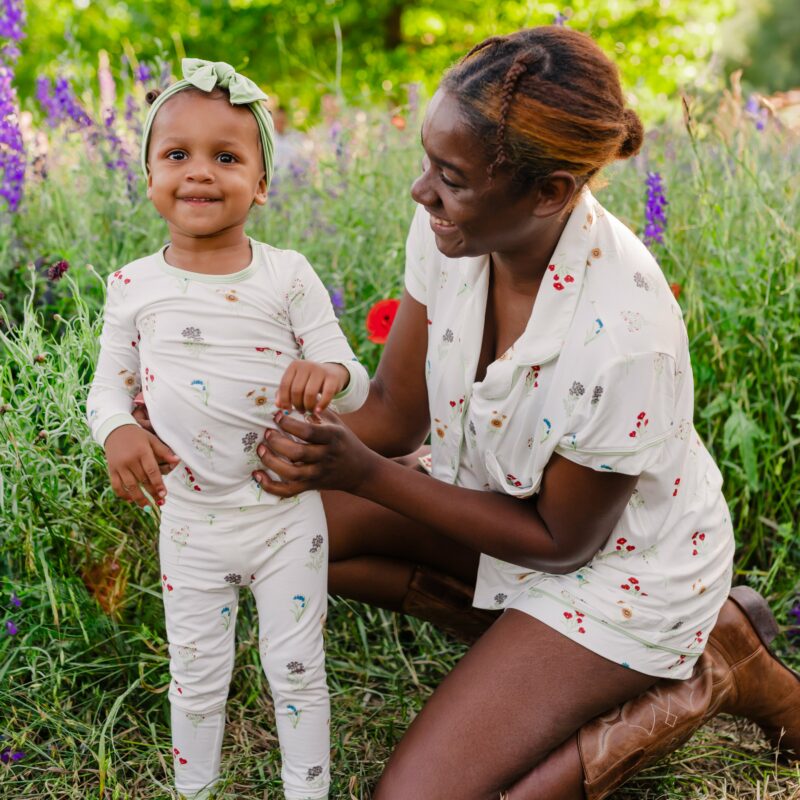 Long Sleeve Pajamas in Wildflower from Kyte BABY