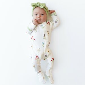 Kyte BABY Zippered Footie in Wildflower