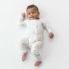 Kyte BABY Zippered Romper in Poi Rainbow
