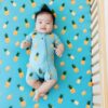 Crib Sheet in Pineapple from Kyte BABY
