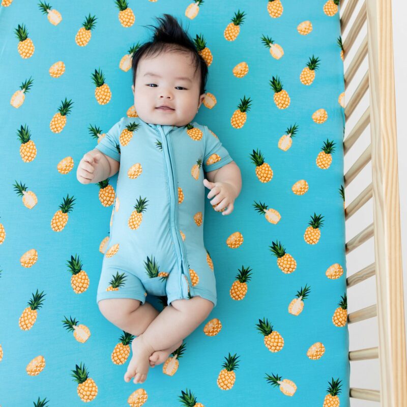 Crib Sheet in Pineapple from Kyte BABY