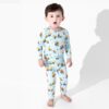 Bellabu Bear Minion Christmas Bamboo Viscose Pajama Set
