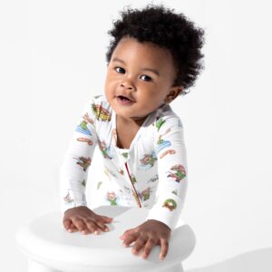 Bellabu Bear If You Give A Mouse A Cookie Christmas Bamboo Viscose Convertible Footie