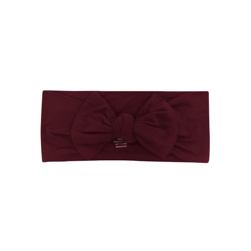 Bow Headband in Burgundy from Kyte BABY