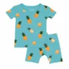 Short Sleeve Pajamas in Pineapple
