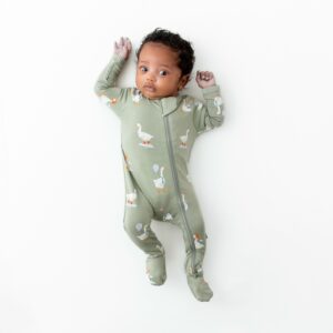 Kyte BABY Zippered Footie in Silly Goose