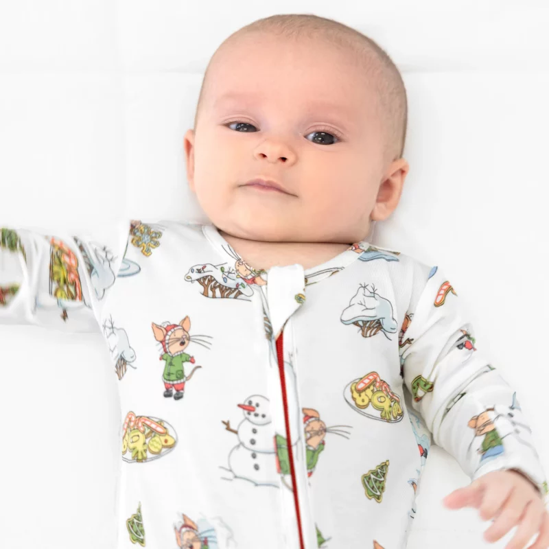 storybook_Christmas_bamboo_pajamas_gift_idea_2000x Bellabu Bear If You Give A Mouse A Cookie Christmas Bamboo Viscose Convertible Footie