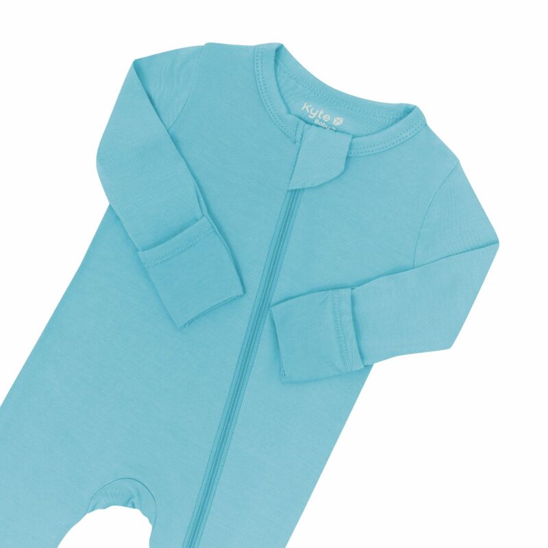 Zippered Romper in Makai from Kyte BABY Zippered Romper in Makai from Kyte BABY