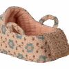 Maileg Carry Cot For Baby Mouse In Rose Maileg Carry Cot For Baby Mouse In Rose