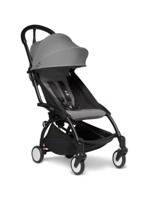 YOYO_2_-_6_3-4_-_BLACK_FRAME_-_GREY_-_WEB BABYZEN YOYO2 Stroller Black Frame with Grey Seat