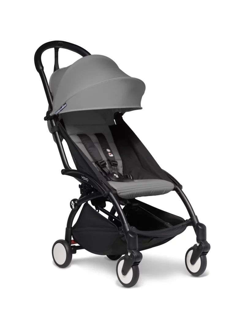 BABYZEN YOYO2 Stroller Black Frame with Grey Seat