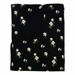 Kyte BABY Toddler Blanket in Small Midnight Magnolia Kyte BABY Toddler Blanket in Small Midnight Magnolia