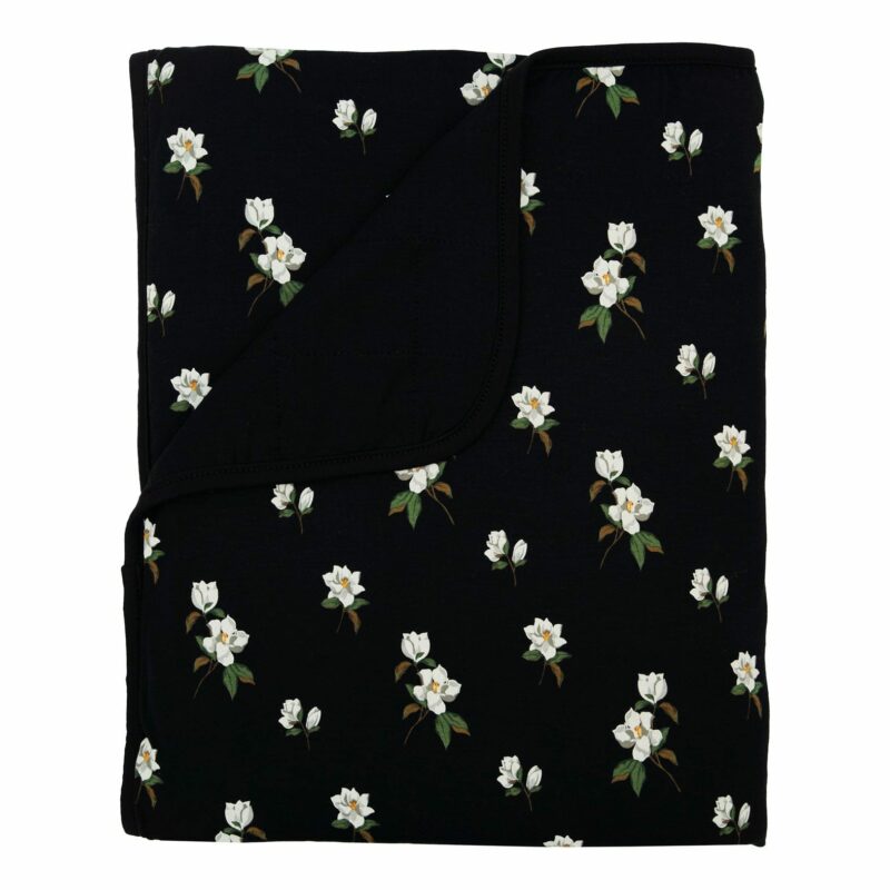 Kyte BABY Toddler Blanket in Small Midnight Magnolia Kyte BABY Toddler Blanket in Small Midnight Magnolia