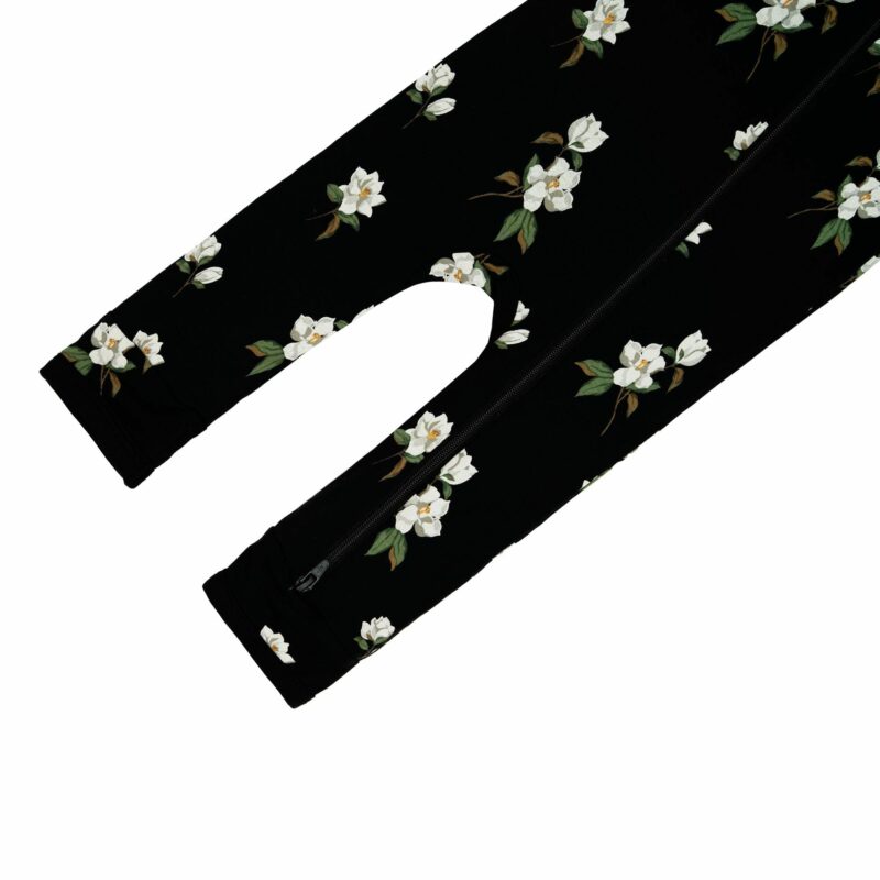 Zippered Romper in Small Midnight Magnolia available at Blossom Zippered Romper in Small Midnight Magnolia available at Blossom