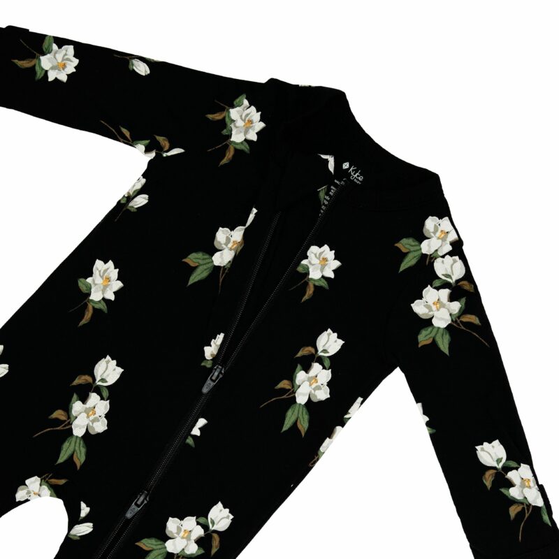 Zippered Romper in Small Midnight Magnolia Zippered Romper in Small Midnight Magnolia