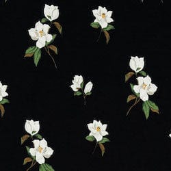 Crib Sheet in Small Midnight Magnolia made by Kyte BABY Crib Sheet in Small Midnight Magnolia made by Kyte BABY