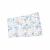 Angel Dear Narwhal Floral Muslin Swaddle Blanket
