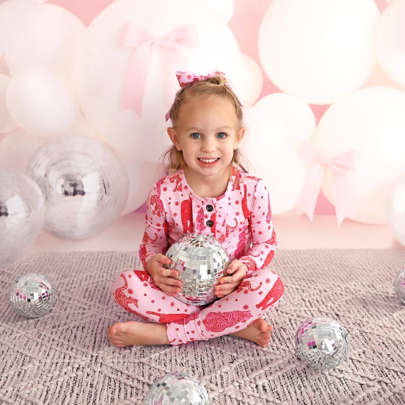 Gigi and Max Cambrie Ruffle Two Piece Bamboo Viscose Lounge Set