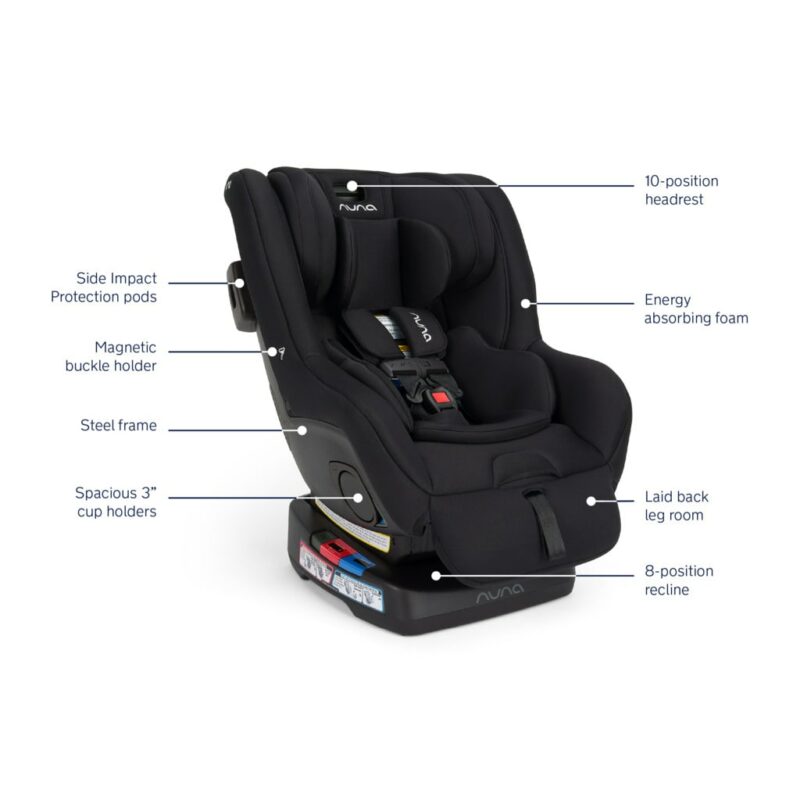 25-018RAVAnext_RetailerBuiltImages_US_Caviar_Callouts-min Nuna RAVA Next Convertible Car Seat