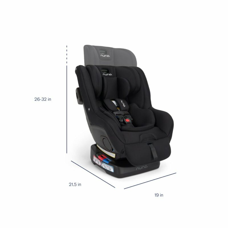 25-018RAVAnext_RetailerBuiltImages_US_Caviar_Dimensions-min Nuna RAVA Next Convertible Car Seat