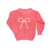 Pink Bow Knit Sweater