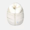 7AMEnfant-CarSeatCocoon_Tundra_Heather-Beige_WhiteFauxFur_MAIN_1 7AM Enfant Car Seat Cocoon Tundra