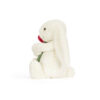 Cream Bunny with Rose made by Jellycat