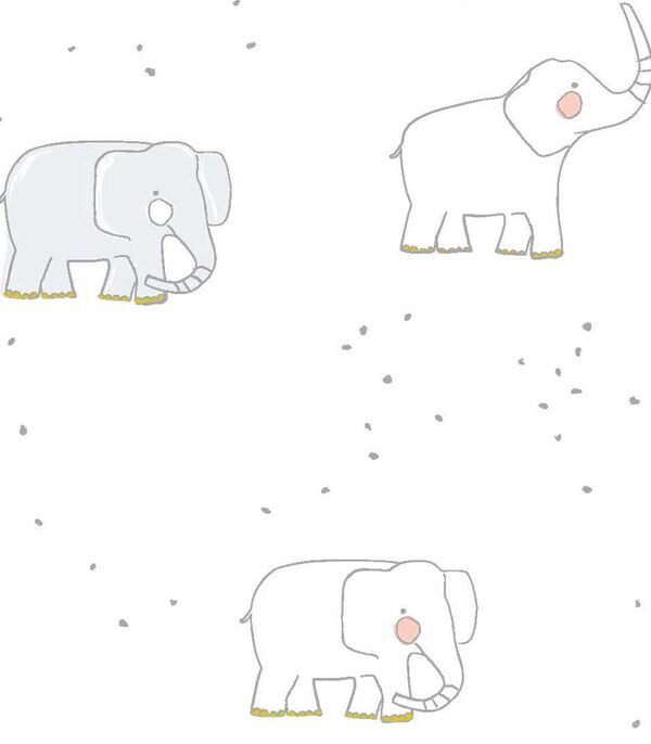 Sleepi Bed V2 Fitted Sheet by Pehr in Elephant from Stokke