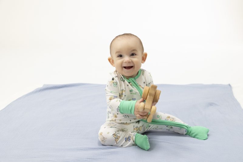 Country Club Dogs Bamboo Viscose Convertible Romper from Angel Dear