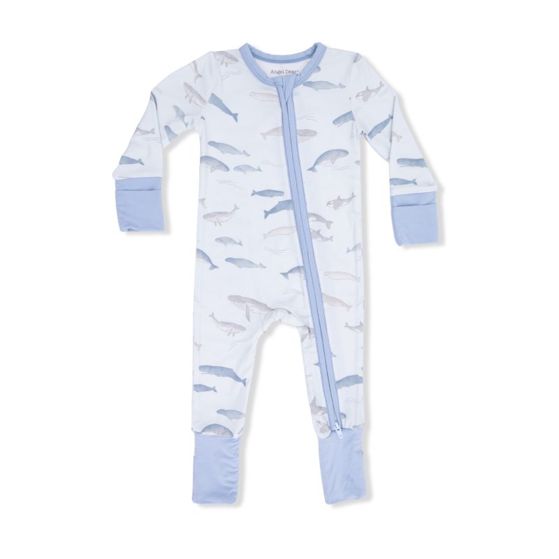 Little Whales Bamboo Viscose Convertible Romper available at Blossom