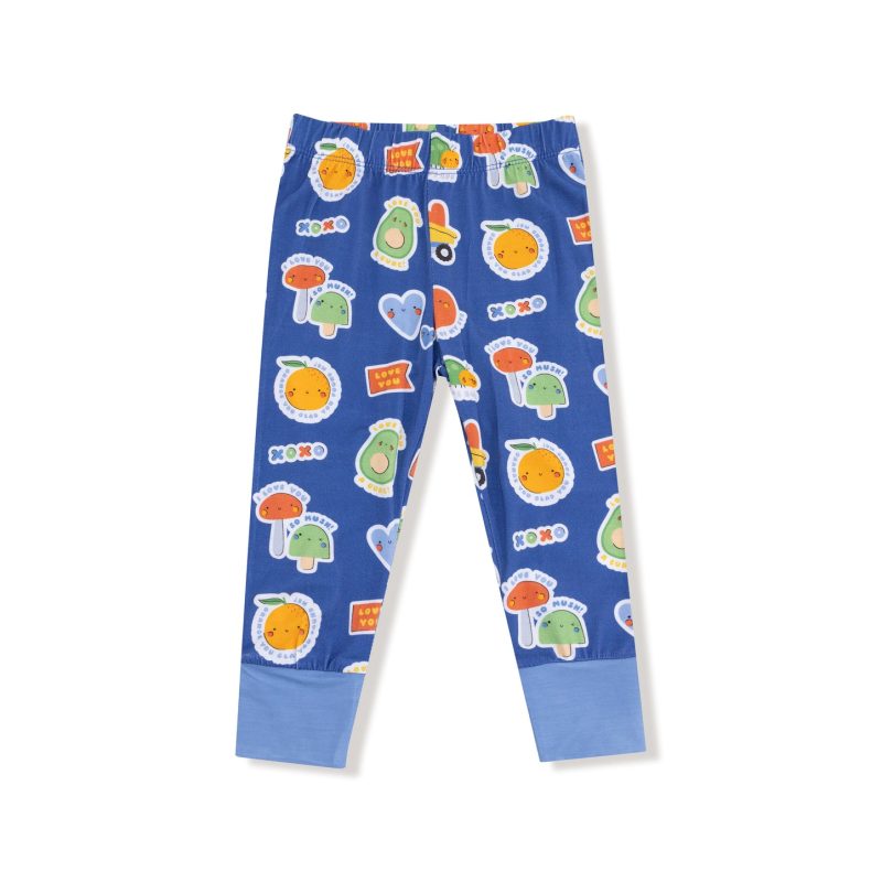 My Funny Valentine On Blue Bamboo Viscose Loungewear Set available at Blossom