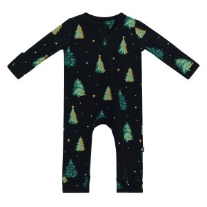Kyte BABY Zippered Romper In Twinkle Tree Kyte BABY Zippered Romper In Twinkle Tree