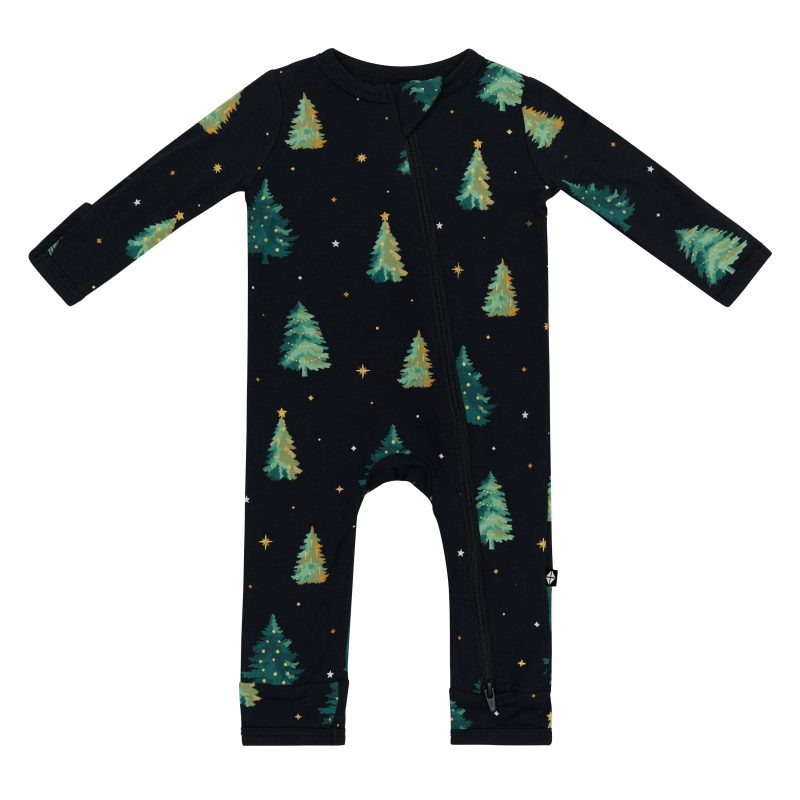 Kyte BABY Zippered Romper In Twinkle Tree