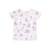 Fancy Hounds with Bows Bamboo Viscose Short Sleeve Loungewear Set from Angel Dear