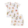 Angel Dear Avocado Toast - American Gothic Bamboo Viscose Loungewear Short Set