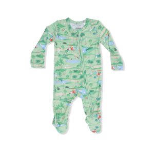 Angel Dear Golf Animal Oasis Bamboo Viscose 2 Way Zipper Footie