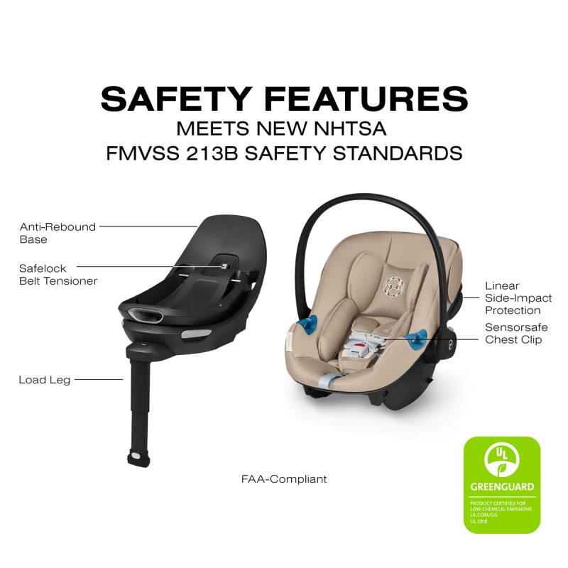 Cybex Aton G2 Swivel Infant Car Seat with Load Leg Base Car Seats