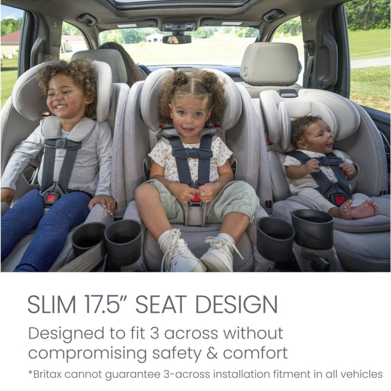 E1D197G_O4L-Slim_Parchment_5_MASTER_US Britax One4Life Slim All-in-One Car Seat & Booster Combo