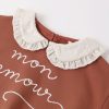 Collared Sweatshirt In Mon Amour
