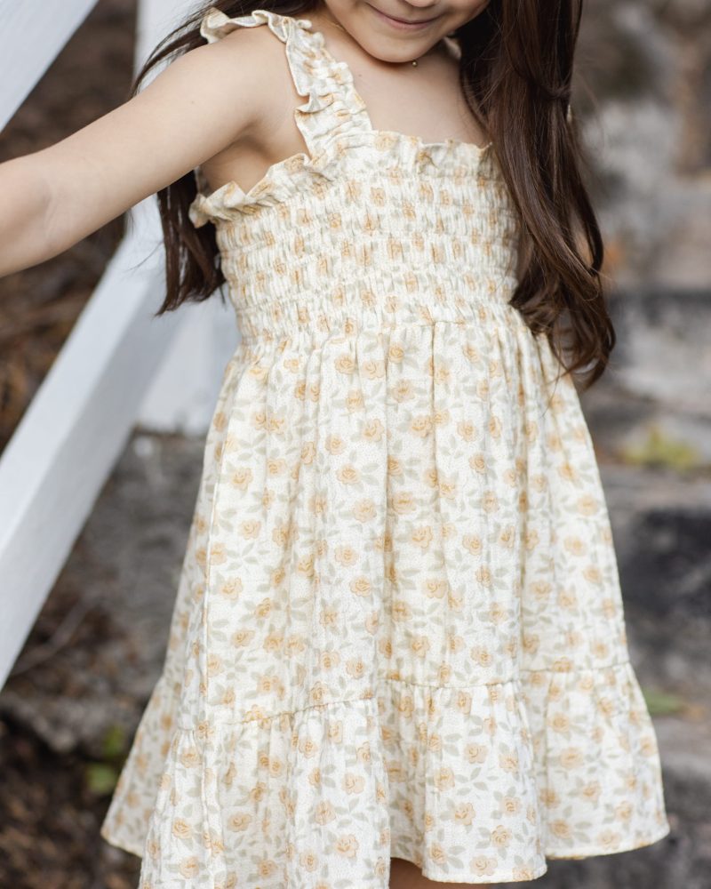 Sutton Dress In Yellow Floral from Rylee + Cru Sutton Dress In Yellow Floral from Rylee + Cru