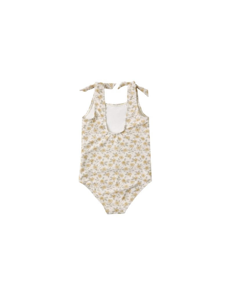 Millie One-Piece In Yellow Floral