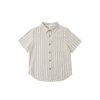 Collared Short Sleeve Shirt In Nautical Stripe from Rylee + Cru