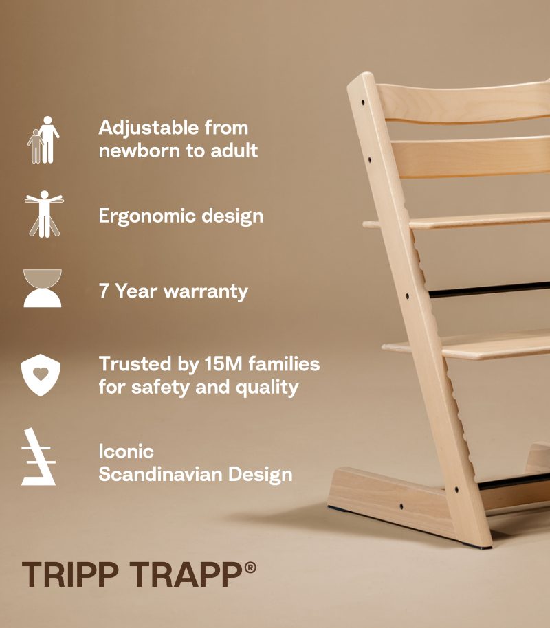 Stokke Tripp Trapp High Chair 2 with Cushion and Tray