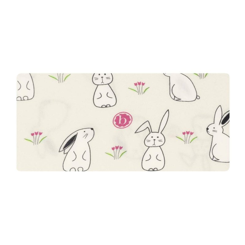 Bunny Printed Knot Bow from Baby Bling Bows