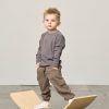 Little Bipsy Cotton Twill Cargo Jogger In Mushroom Little Bipsy Cotton Twill Cargo Jogger In Mushroom