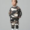 Little Bipsy Elevated Crewneck Sweatshirt In Camo