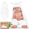 KeaBabies Lamb Cuddle Bamboo Viscose Hooded Baby Towel