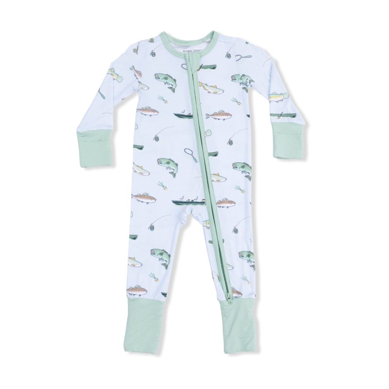Fishing Bamboo Viscose Convertible Romper
